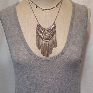 We The Free Grey Heather Layering Tank